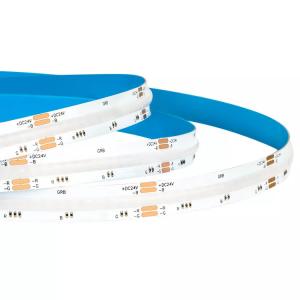 China 420leds/M Colorful COB LED Strip Lights 12V 24V Flexible RGB For Aluminum Profile supplier