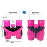 Pink Black Shockproof Kids Binoculars 8x21 Set With Water Resistance