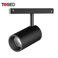 China 48V 15W Adjustable Magnetic Track Lights Spotlight Track Lighting For Retail Stores on sale