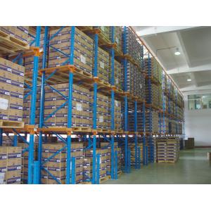 China High Space Saving Heavy Duty Pallet Rack , Blue / Orange Drive In Pallet Racking System supplier