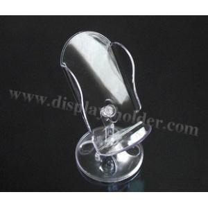 China Logo Print Clear Acrylic Phone Holder supplier