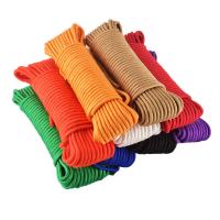 China Orange Nylon Tent Elastic Cord 2mm-10mm Adjustable Tent Ropes on sale