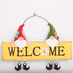 Modern Style Wall Hanging Ornaments Santa'S Welcome