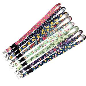 China 耐久性のあるポリエステル熱転写プリントネックストラップ パーソナライズされたカスタムホラーランヤード wholesale