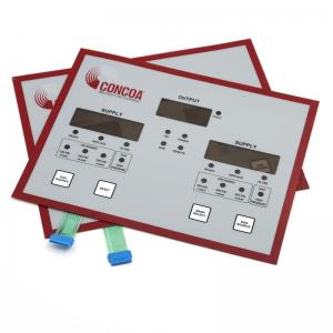 China Precision Gas Controls Membrane Switch with Silver Printed ESD Shield and Female Connector (LTMS0071) supplier