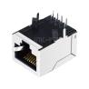 China LPJ0011INL 10/100 ベース-T タブダウン 無 LED シングルポート 8ピン RJ45 磁気コネクター wholesale