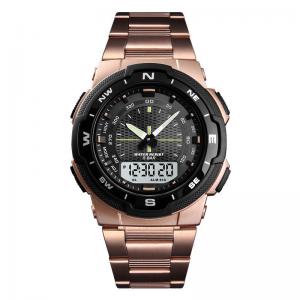 Men's dual-display analog and digital wrist watch for men waterproof casual wrist watch 1370