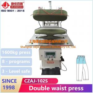 Steam Ironing Trouser Pressing Machine LED PLC Control For Double Waist Steam Press