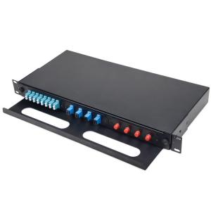 China 19'' 1U ODF 24 Port SC Fiber Patch Panel Distribution Box SMC IP55 supplier