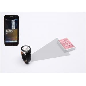 China Leather Classic Watch Poker Scanner With Camera For Scanning Bar Codes Cards supplier