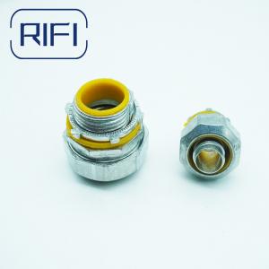 Zinc Die Cast Liquid Tight Conduit  Connectror with Yellow or blue gasket