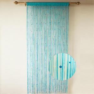 Sparkle attractive wholesale elegant pearl flat string curtain for home decoration