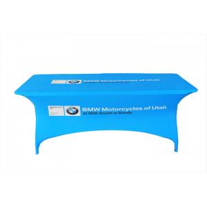 Slim Fit Trade Show Tablecloths For Activities Wedding Custom Color Available