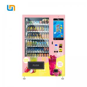 Intelligent Credit Card Milk Drinks Orange Juice Vending Machine With Touch Screen,  Popular Touch Screen Vending,Micron