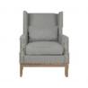 China American style Linen fabric upholstery solid wood classic culb chair/single sofa/living room single sofa wholesale