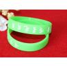 China Glitter Flashing Plain Popular Rubber Bracelets 202mm Perimeter For Sports Event wholesale