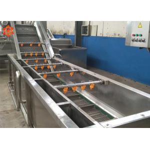 SUS304 Stainless Steel Commercial Vegetable Washer 380V / Customized Voltage