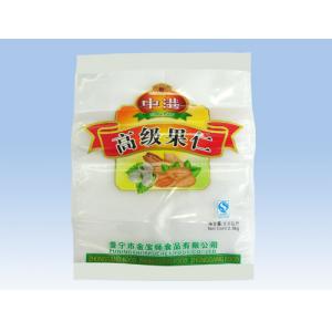 Dried Nut Plastic Food Packaging Bags With Hang Hole / Zipper