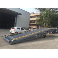 China 2000mm Width Container Mobile Yard Ramp 10 Ton / 15 Ton Light Grey Color on sale