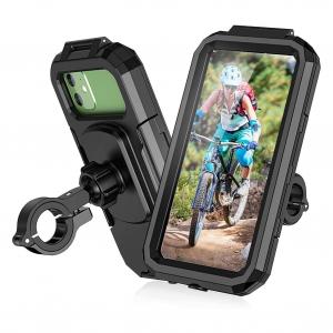 Universal 360 Degree Motorbike Phone Mounts waterproof 6.8 inch PVC Material