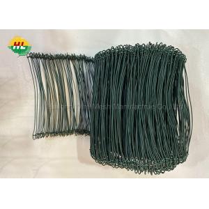 El PVC del verde 5m m cubrió estándar excelente de la flexibilidad ISO9001 del alambre del lazo