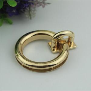 China Wholesale high quality lady bag lock light gold metal twist turn decorative lock for bags supplier
