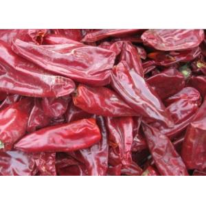 China Stemless Dried Guajillo Chile Peppers Heb Block Shape Without Stem supplier