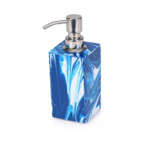 China hotel sea blue series resin shampoo dispenser for 5-star hotel bathroom accessories supplier