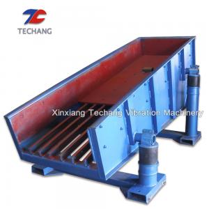 China High Efficiency Vibratory Feeder With Adjustable Angle Rubber Springs supplier