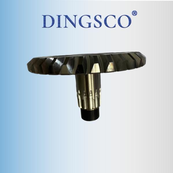 Robot 0° Spiral Gear with Integrated Tooth-Shaft for High Rigidity and Precision via One-Piece Machining
