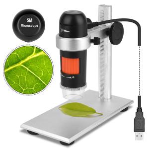 5MP CMOS Sensor USB Digital Microscope with Polarizer Light