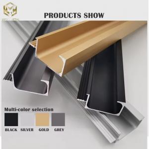 Anodized Modern Kitchen Cabinet Door Frame Aluminium Profile For Glass Kitchen Doors