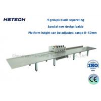 China 4 Groups Blade Separating LED Hard Strip PCB Depaneling Equipment Using 1.2 Meter Platform 4 Groups Blade HS-F306 on sale