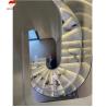 Villa Staircase Design Dolomite Marble Stair Tiles in Panda White with Polished Surface