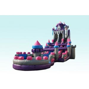 Special 29Ft Medieval Times Inflatable Water Slides Castle Shape For Kids