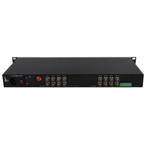 16-channel Hi-Definition Analog Video TVI/CVI/AHD to Fiber Converter