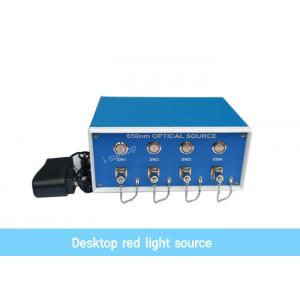 Desktop Four Channels Red Light Source Machine Fiber Patch Cord Making Machine