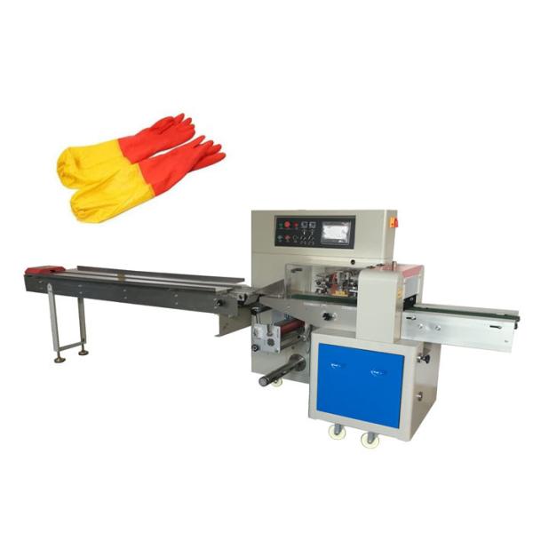 China Automóvel que conta a máquina horizontal do envoltório do fluxo para luvas de lavagem dos pratos supplier