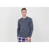 Trendy Mens Jersey Pyjamas Long Sleeves Tee And Woven Yarn Dyed Flannel Long