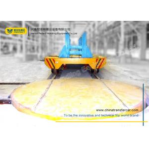 China Motorised Turntable Industrial Automated Guided Carts Electric Driven Platform Trolley supplier