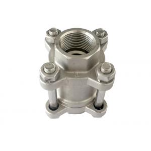 China 3pc 316 Stainless Steel Check Valve DIN 2999 threaded 1000 PSI supplier