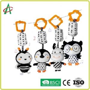 China crib Stroller Hanging Toys , 9.45 inches Baby Ring Rattle supplier