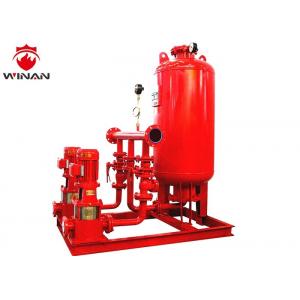 Firefighting Pressure Fire Water Booster Pump Tank Systems With Electric Contact