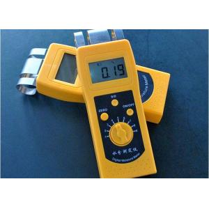 China Portable Textile Moisture Meter Pin Type With 4 Digital LCD Display supplier