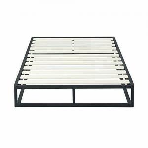 Customized King Metal Bed Frame Wrought Iron Bed Frame With Wooden Slats