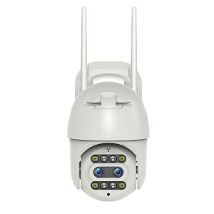 China Visão noturna dupla de seguimento Humanoid da cor completa da lente 1080P da câmera sem fio da segurança PTZ supplier