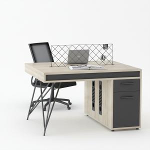 China Simple Modern Office Furniture Table and Chair Combination for Open Staff Workstation supplier