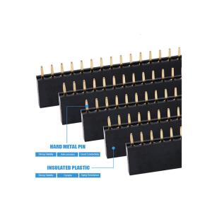 China Набор стартера прокладки заголовка Pin прямой одиночной доски PCB строки женский для Arduino 120pcs supplier