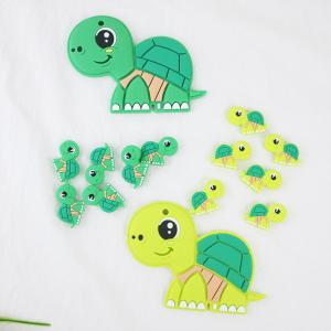 China Small Silicone Animal Beads , Silicone Beads Baby Teether For Necklace Chains Bracelet supplier
