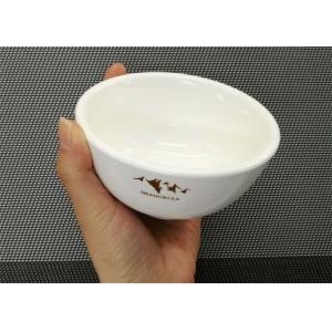 Weight 181g Porcelain Dinnerware Sets Ceramic Round Soup Bowl With Logo Dia.10cm